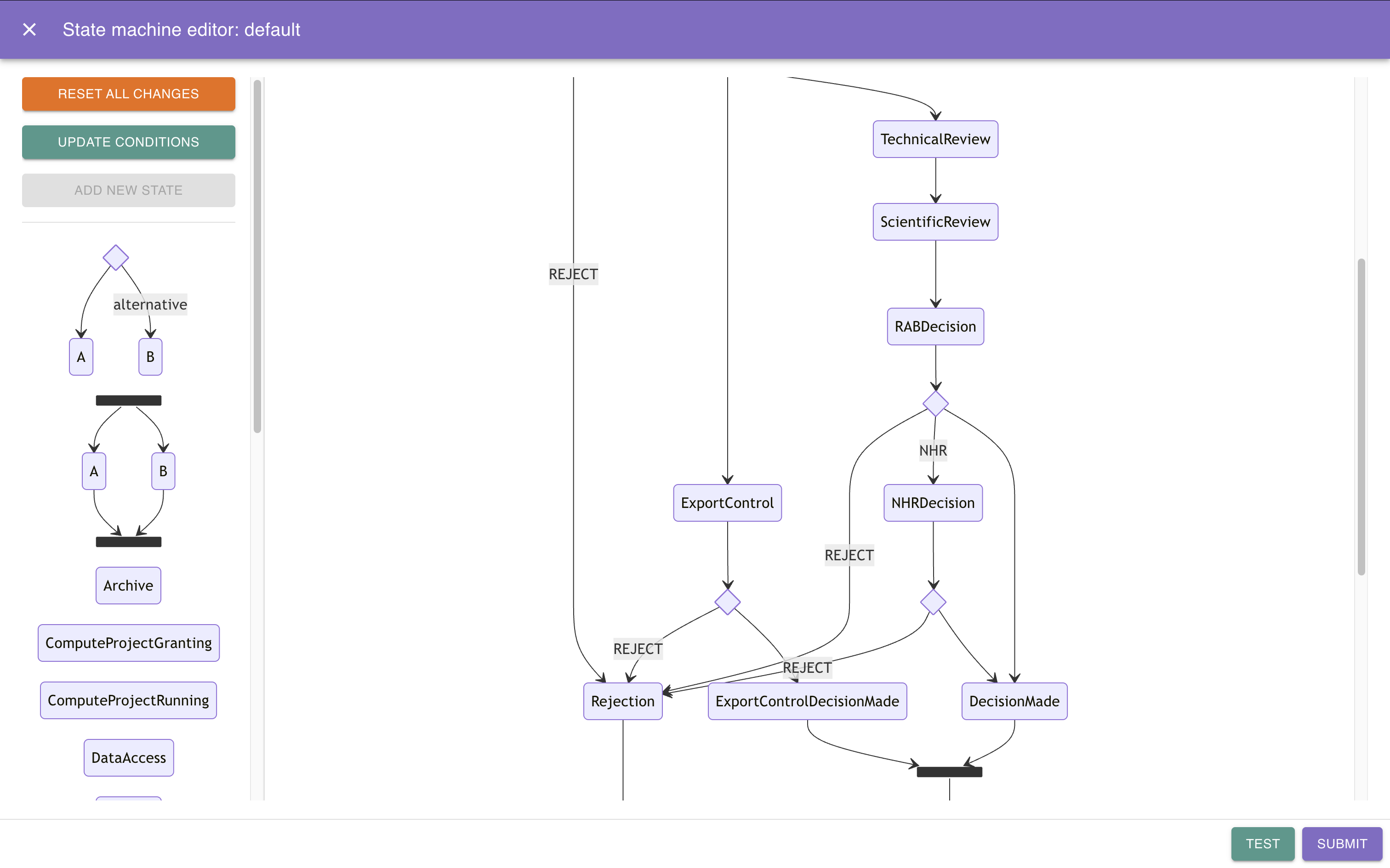 Configure State Machines