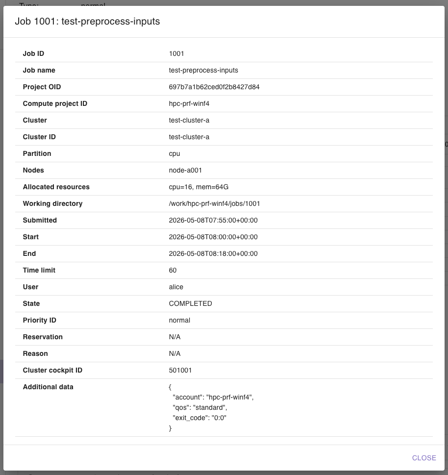 Job details