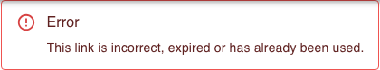 Claim link error