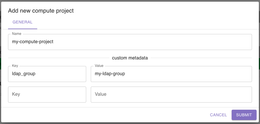 New line for custom meta data