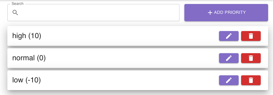 Priority Manager Overview