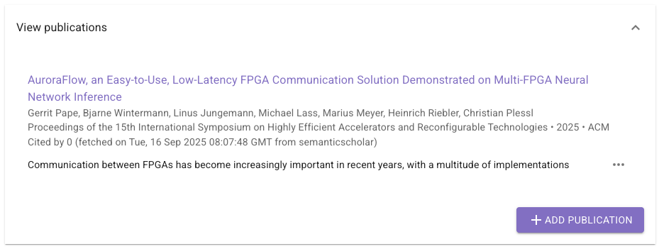 Add a new publication